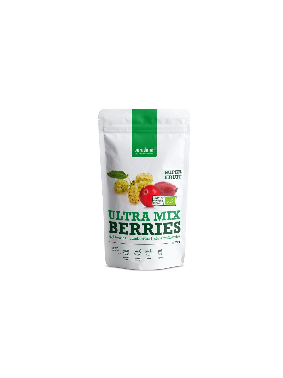 Ultra mix berries (goji/cranberry/mulberries) bio