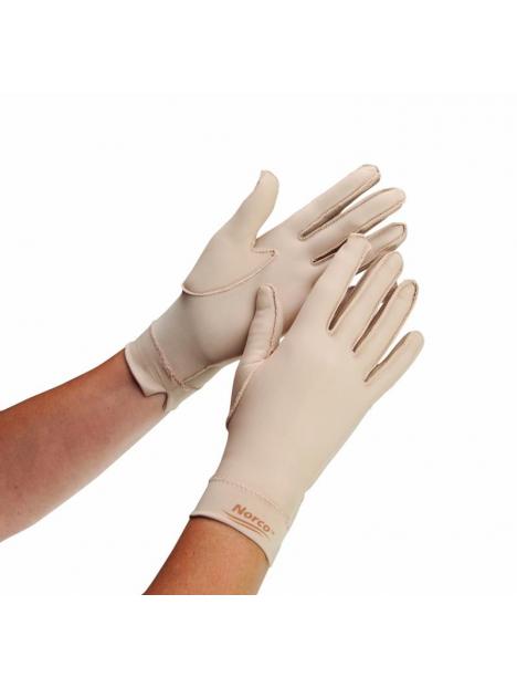 Edema glove full finger wrist length small right