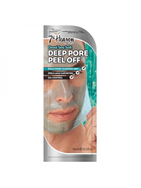 Men deep pore peel off dead sea