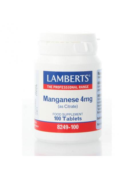 Mangaan (manganese) 4 mg