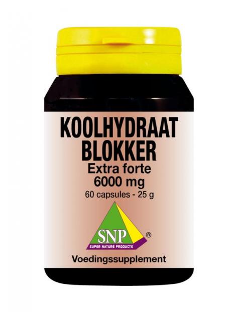 Koolhydraat blokker extra forte 6000 mg