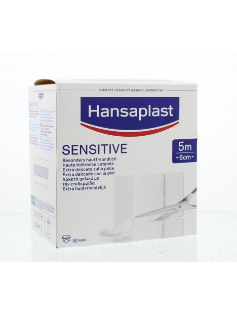 Gecomprimeerd morfine Worden Hansaplast Sensitive 5m x 6 cm