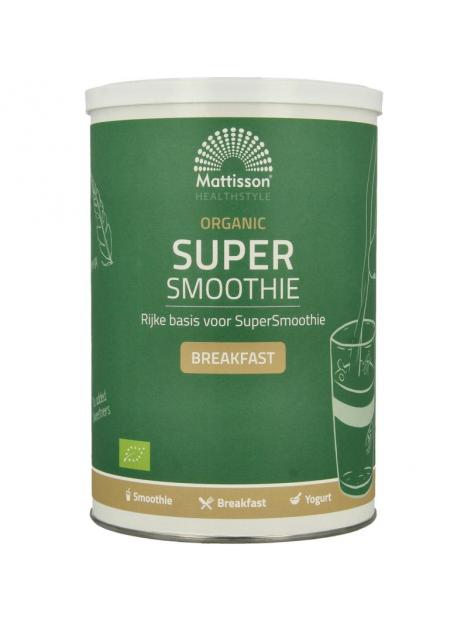 Organic supersmoothie breakfast bio