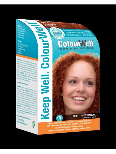 100% natuurlijke haarkleur koper rood