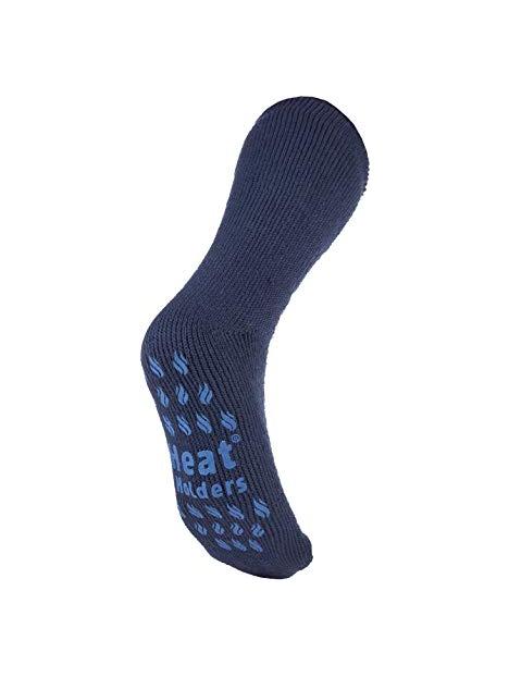 Mens slipper socks 6-11 deep blue