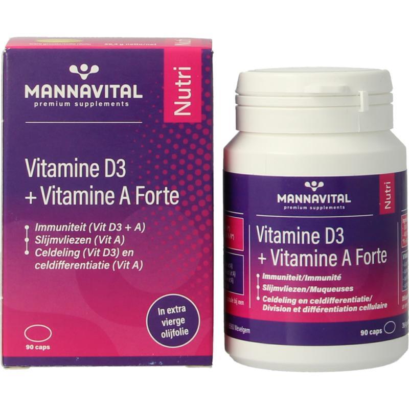 Vitamine D3 + vitamine A forte