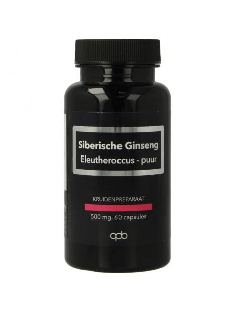 Siberische ginseng / eleutherococcus 500 mg