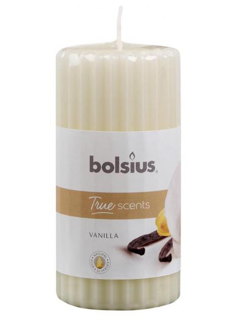 Ijver Ondoorzichtig Vrijstelling Bolsius Stompkaars geur 120/58 true scents vanilla