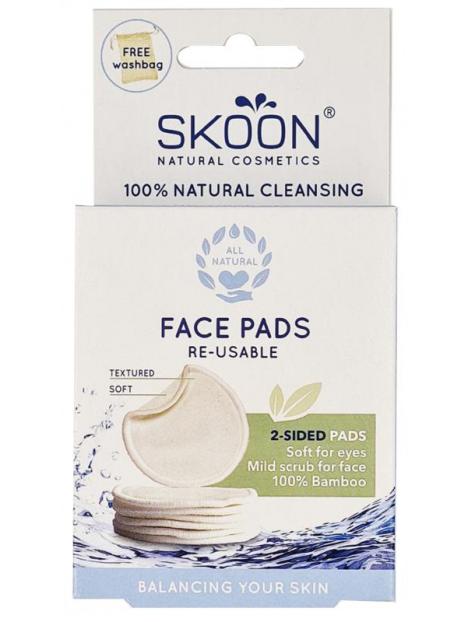 Skoon face pads re-usable 2-sided