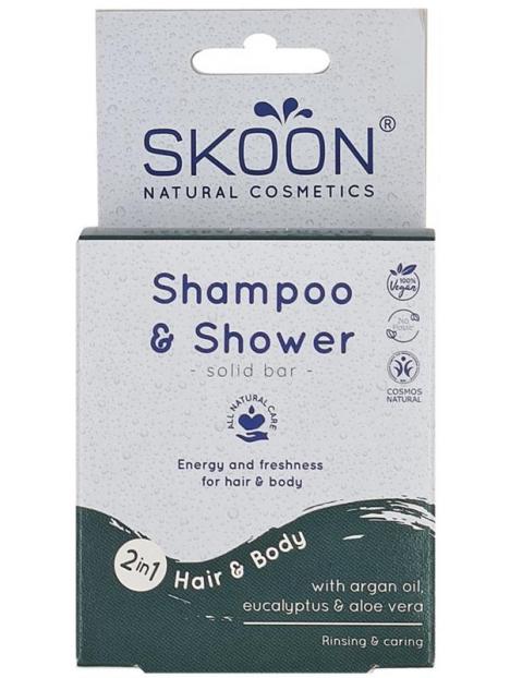 Skoon solid shampoo en shower 2 in 1