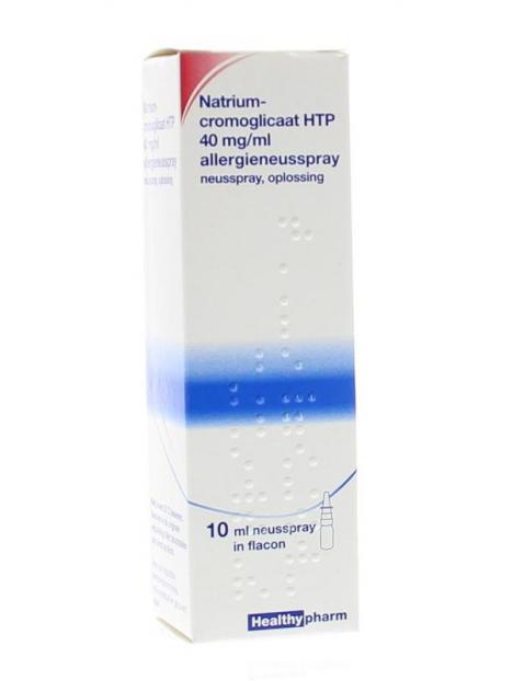 Neusspray natriumcromoglicaat 40 mg