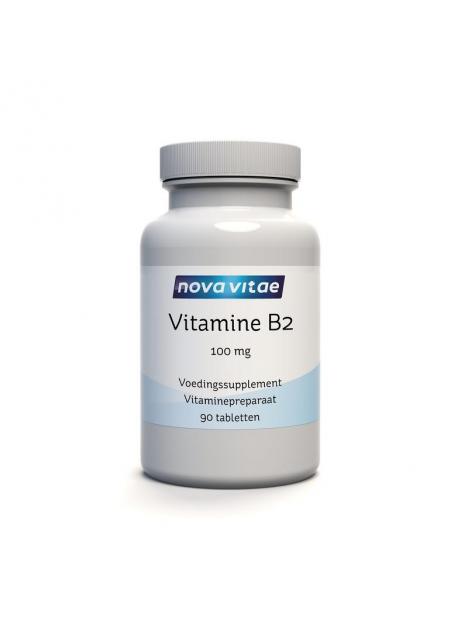 Nova Vitae vitamine b2 riboflavine 100 mg