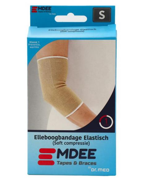 Emdee Elastic support elleboog S huidskleur