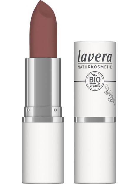 Lavera Lipstick velvet matt auburn brown 02