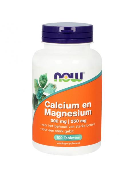 Calcium 500 mg en magnesium 250 mg
