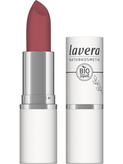 Lavera Lipstick velvet matt pink coral 05
