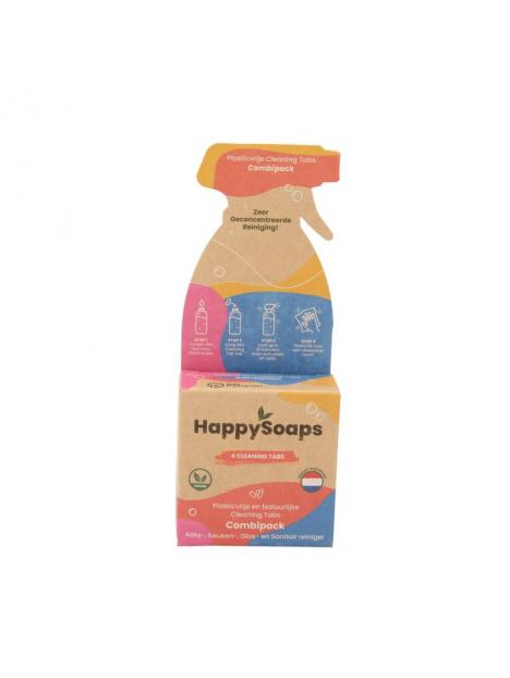 Happysoaps Cleaning tabs combipack alles-, keuken- en sanitai