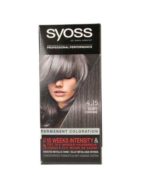 Syoss Color baseline 4-15 dusty chrome haarverf