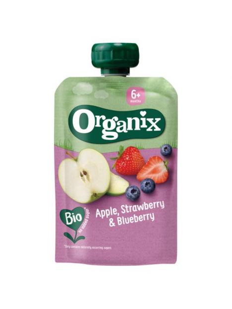Organix Just Apple strawberry blueberry 6+ maanden bio