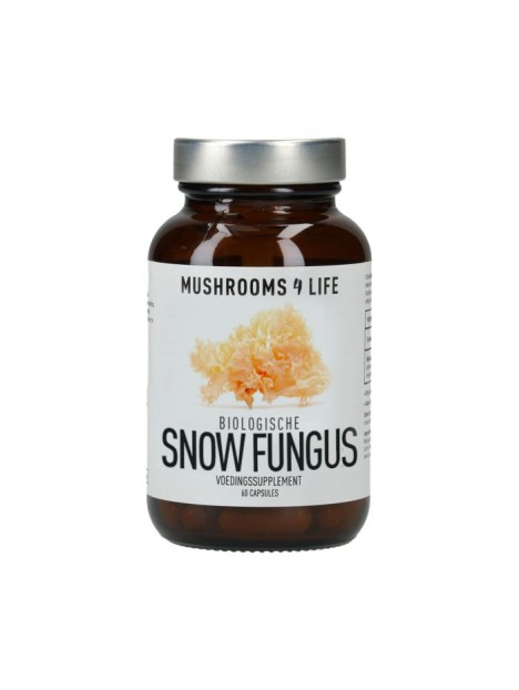 Organic snow mold mushroom