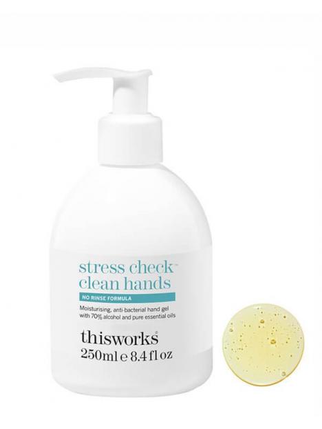 This Works stress check clean hands