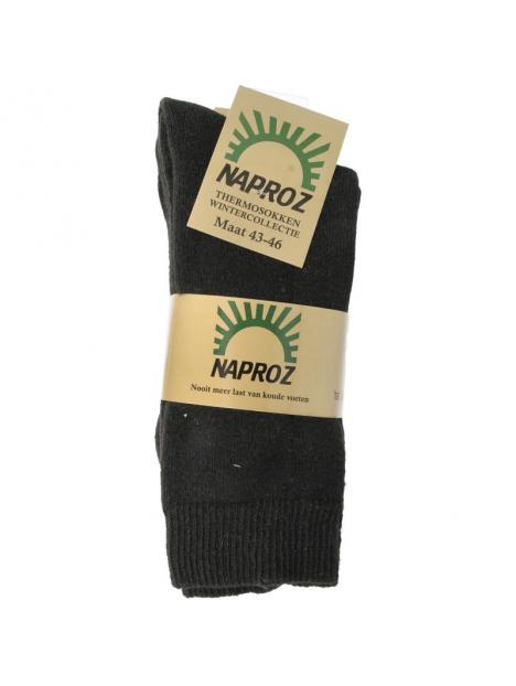 Naproz Naproz thermo sokk 43-46 zwart