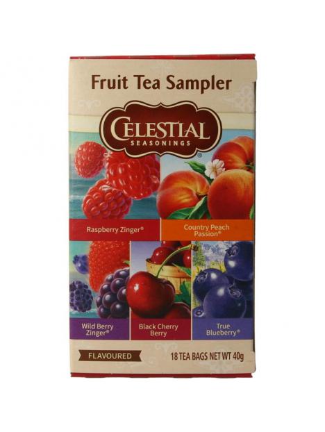 Celestial Season fruit sampler south tea css
