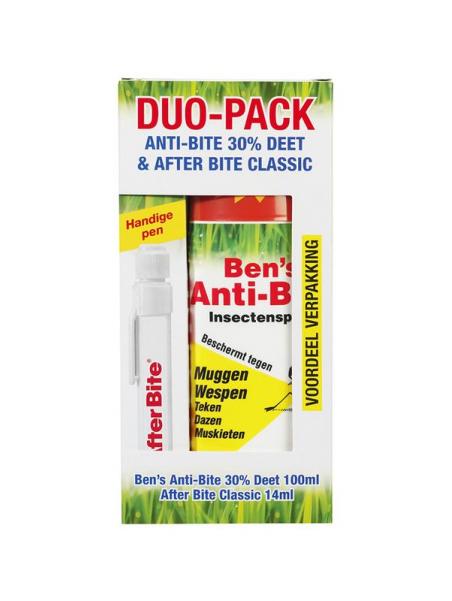 Duo Pack after bite & anti-bite spray 30% deet