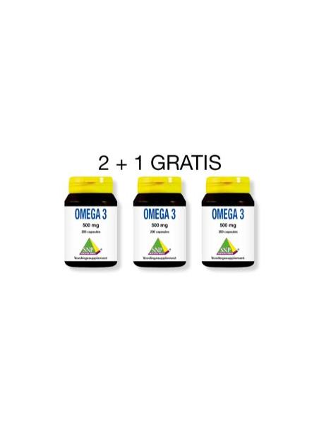 Omega 3 500 mg aktie 2 + 1