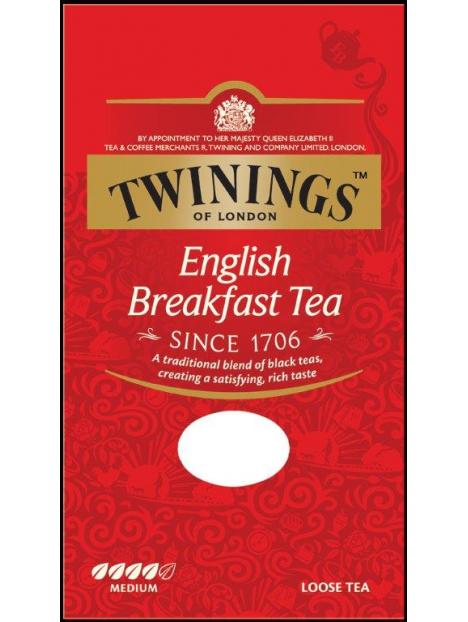English breakfast tea karton