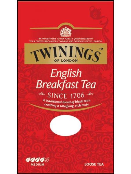 English breakfast tea karton