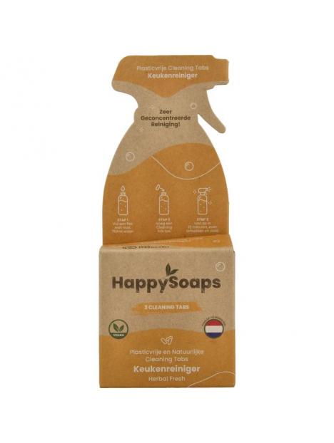 Happysoaps Cleaning tabs keukenreiniger herbal fresh