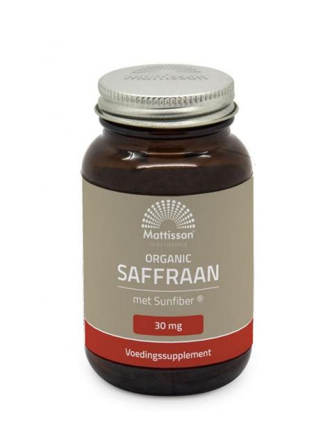 Mattisson organic saffraan 30 mg matt