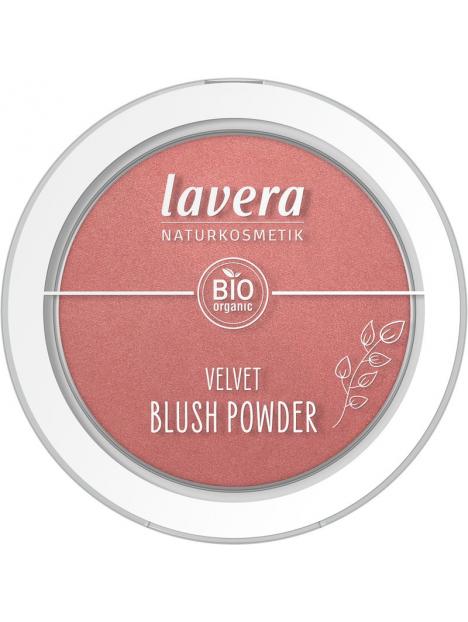 Lavera Velvet blush powder pink orchid 02 EN-FR-IT-DE
