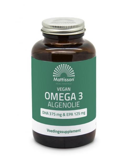 Mattisson omega 3 algenolie dha epa vega