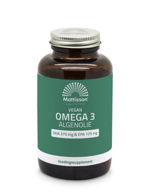Mattisson omega 3 algenolie dha epa vega