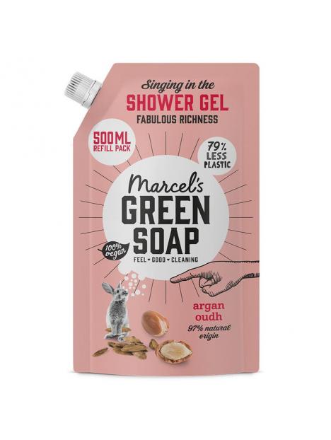 Marcel's GR Soap showergel argan&oudh navulling
