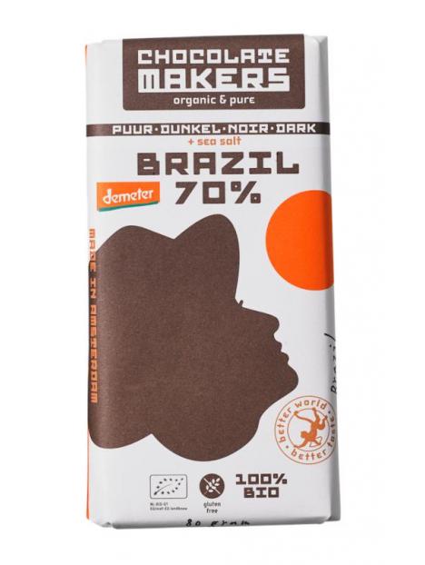 Chocolatemakers choc makers brazil 70% puur