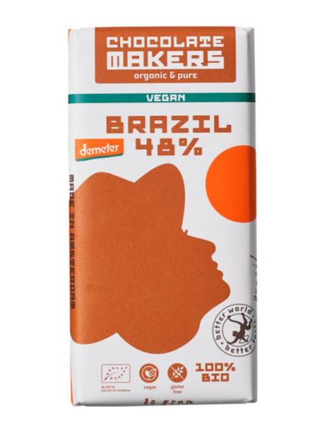 Chocolatemakers choc makers brazil 48% vegan