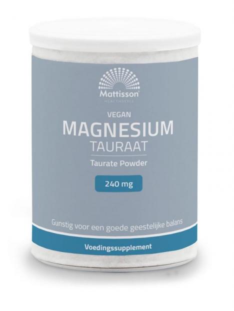 Mattisson magnesium tauraat poeder vegan