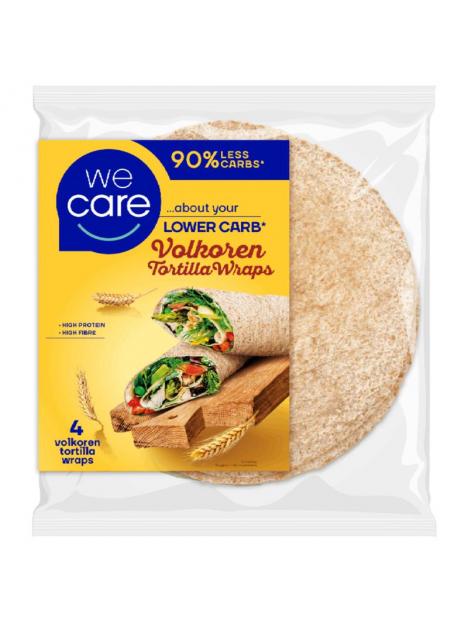 We Care Lower carb wraps whole weat