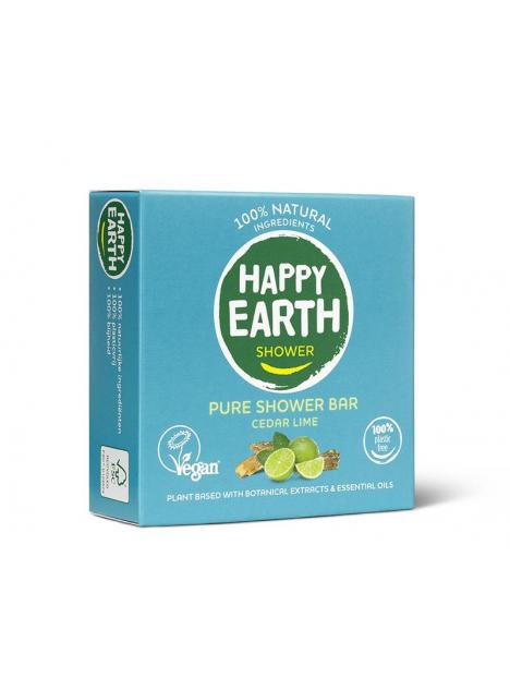 Happy Earth showerbar cedar lime