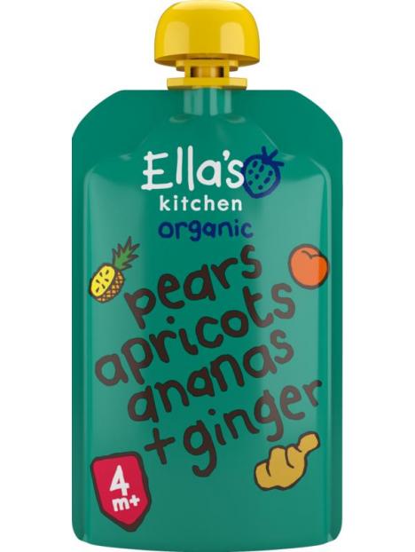Ella's Kitchen pear apricots ananas gingher4+