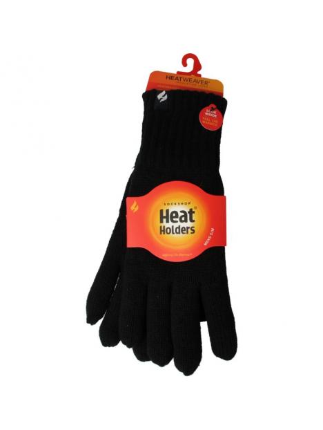 Heat Holders mens cable gloves navy s/m