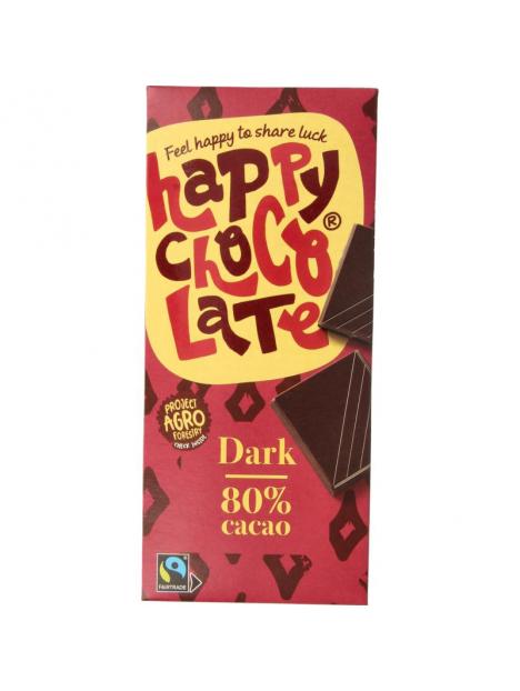Happy Chocolate puur 80% bio
