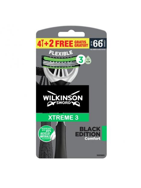Wilkinson Xtreme III black edition 4+2 stuks