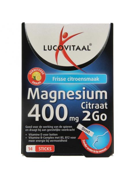 Lucovitaal magnesium citraat 400mg 2go
