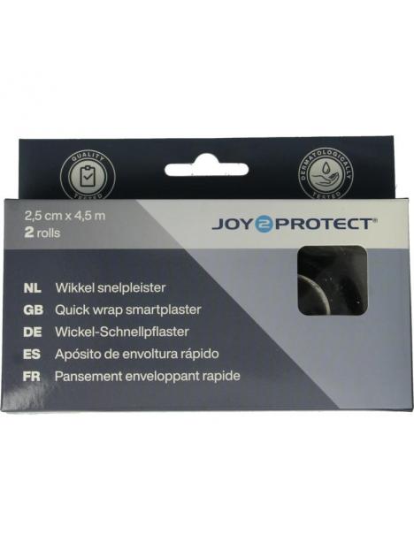 Joy2Protect snelpleisters zwart 2.5cmx4.5