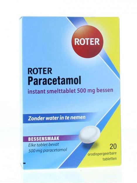 Paracetamol 500 mg bessen