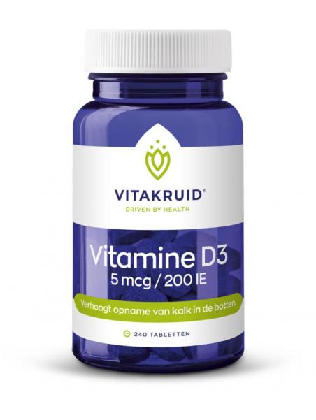 Vitamine D3 5 mcg / 200 IE